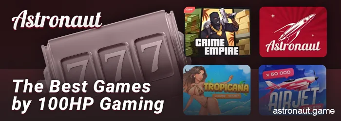 The best casino games from provider 100HP Gaming