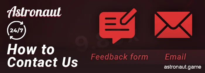 Ways to contact astronaut game support