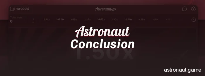 Summary of demo mode Astronaut crash game