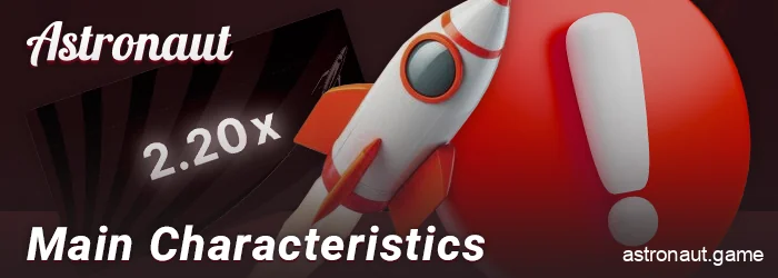 Information about the Astronaut demo crash game - what to pay attention