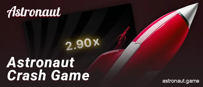 Play the Astronaut crash game for real money