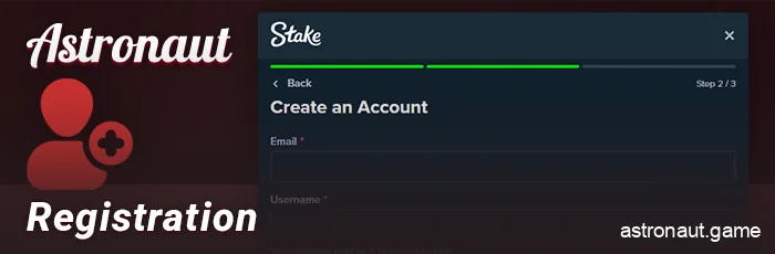 Guide to registering at a casino with Astronaut