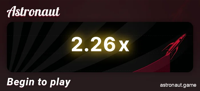 Start playing Astronaut at the casino