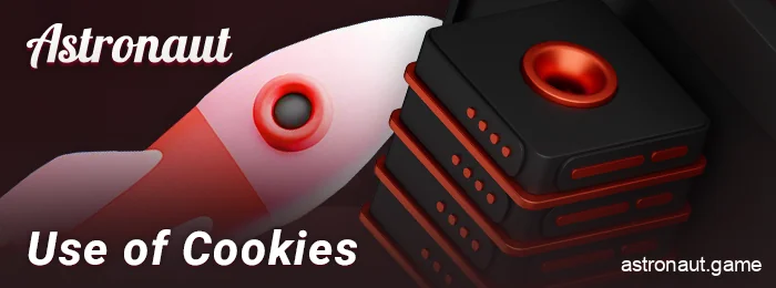 About Cookies data on the astronaut game website