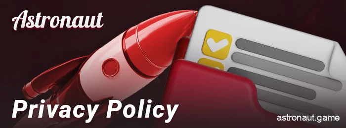 Read the privacy policy for the astronaut game