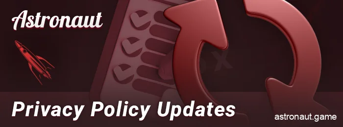 Update the privacy policy in astronaut game