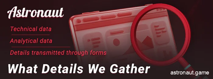 Type Data collected in astronaut game