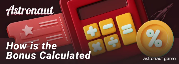 About calculating bonuses at Astronaut Casino